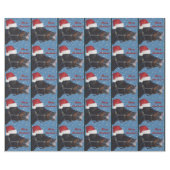 ポニーサンタクリスマスグリーティング ラッピングペーパー (フラット)