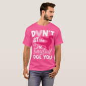 ポニーテールがあなたに空手テコンドーMをだましてはいけない Tシャツ (正面フル)