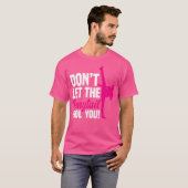 ポニーテールがテコンウォンの女の子を騙すなおもしろいい Tシャツ (正面フル)