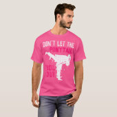 ポニーテールが空手主義者の女の子のGifを騙すな Tシャツ (正面フル)