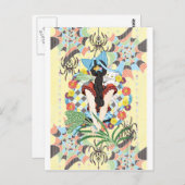 ポニーテールとネコ耳 ポストカード (正面/裏面)