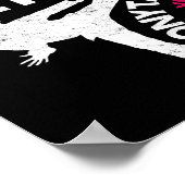 ポニーテールに騙されるな - クールで楽しい空手 ポスター (角)