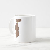 ポニーテールの弁護士のロゴ コーヒーマグカップ (正面左)