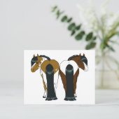 ポニーハートはがき ポストカード (スタンド正面)