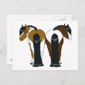 ポニーハートはがき ポストカード (正面/裏面)