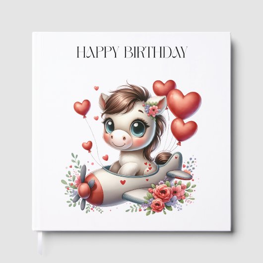 ポニーパイロット 誕生日 ゲストブック (正面)