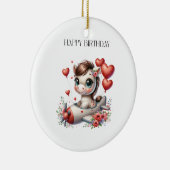 ポニーパイロット 誕生日 セラミックオーナメント (右)