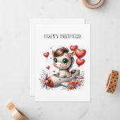 ポニーパイロット 誕生日 ノートカード (正面/裏面インサイチュ)