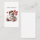 ポニーパイロット 誕生日 名刺 (正面/裏面)