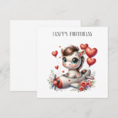 ポニーパイロット 誕生日 招待状 (正面/裏面)
