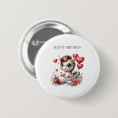 ポニーパイロット 誕生日 缶バッジ (正面&裏面)