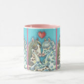 ポニーパッションCUMBO馬MUGピンクのトリム マグカップ (中央)