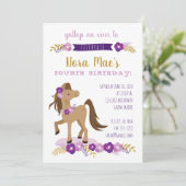ポニーパーティの女の子 招待状 (スタンド正面)