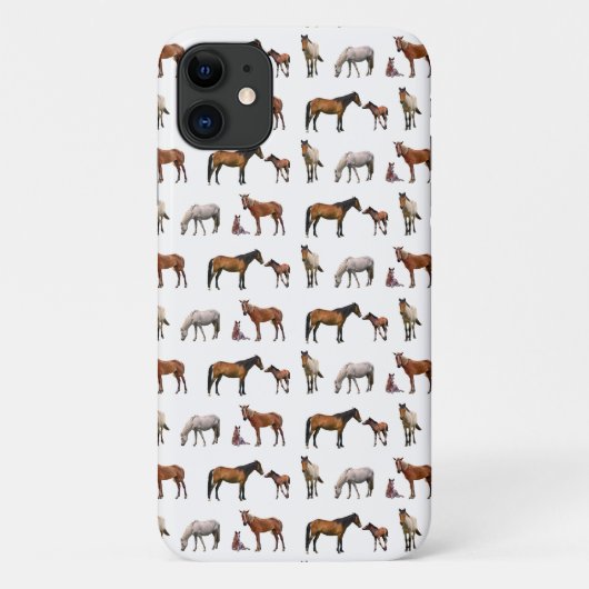 ポニーパーティー iPhone 11 カバー (色をお選びください) (裏面)