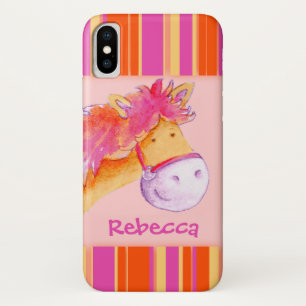 ポニーピンクのiphone caseという名前の子供たち iPhone x ケース