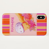 ポニーピンクのiphone caseという名前の子供たち Case-Mate iPhoneケース (裏面(横))