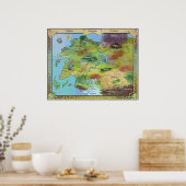 ポニーファインダーEverglowマップのポスター ポスター (キッチン)