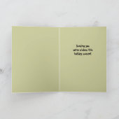 ポニーホリデークリスマスグリーティングカード シーズンカード (内部)