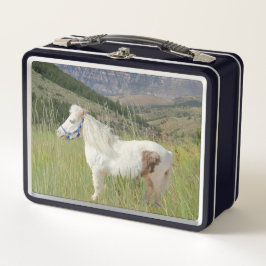 ポニーミニチュアウマペット メタルランチボックス