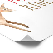 ポニーライドファームアニマルズ納屋周囲の庭ボーイ誕生日 ポスター (角)