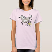 ポニーライフケーブポニー女性のTシャツ Tシャツ (正面)
