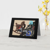 ポニー幽霊 カード (黄色い花)