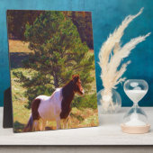 ポニー絵を描バイザパイン フォトプラーク (側面)