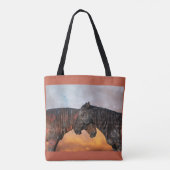 ポニー色彩の鮮やかトートバッグ トートバッグ (裏面)