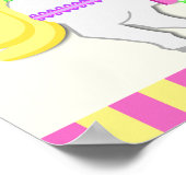 ポニー色彩の鮮やか誕生日ポスター ポスター (角)