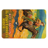 ポニー表現🌄キットカーソンヒストリックカウボーイヴィンテージ マグネット (横)