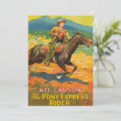 ポニー表現🌄キットカーソンヒストリックカウボーイヴィンテージ 招待状 (スタンド正面)