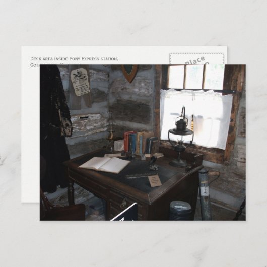 ポニー表現スステーション屋内用デスクエリア ポストカード (正面/裏面)