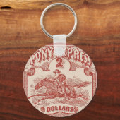 ポニー表現ヴィンテージスタンプ キーホルダー (正面)