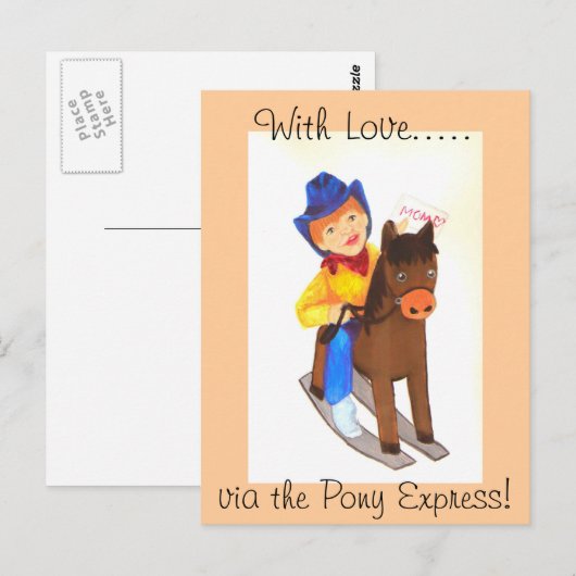 ポニー表現 ポストカード (正面/裏面)