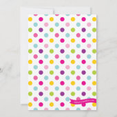 ポニー誕生日パーティーの招待 招待状 (裏面)