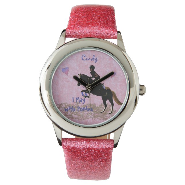 ポニー遊と一緒に 腕時計 (正面)