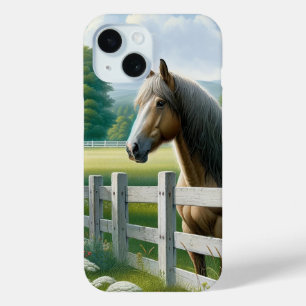 ポニー馬の誕生日パーティー iPhone 15ケース