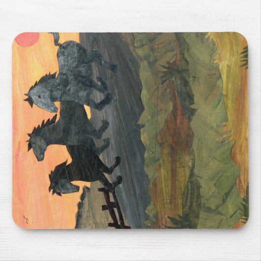 「ポニー」の口 マウスパッド (正面)