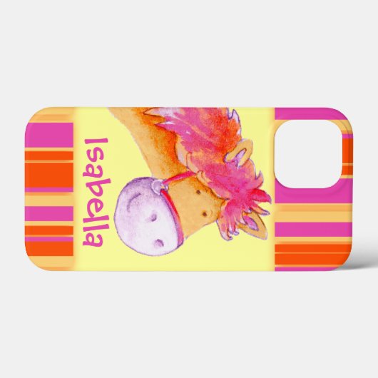 ポニー・イエローという名前の子供たち Case-Mate iPhoneケース (裏面 (横))