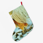 ポニー・イン・ザ・スノー ラージクリスマスストッキング (裏面 (吊り時))