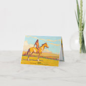 ポニー・ボーイ、1920年メイナード・ディクソン カード (裏面)