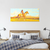 ポニー・ボーイ、1920年メイナード・ディクソン キャンバスプリント (インサイチュ (寝室))