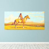 ポニー・ボーイ、1920年メイナード・ディクソン キャンバスプリント (インサイチュ (ウッドフロア))