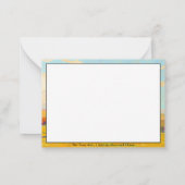 ポニー・ボーイ、1920年メイナード・ディクソン ノートカード (裏面)