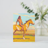 ポニー・ボーイ、1920年メイナード・ディクソン ポストカード (スタンド正面)