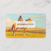 ポニー・ボーイ、1920年メイナード・ディクソン 名刺 (正面)