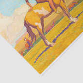 ポニー・ボーイ、1920年メイナード・ディクソン 薄葉紙 (詳細)