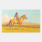 ポニー・ボーイ、1920年メイナード・ディクソン 長方形シール (正面)