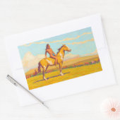 ポニー・ボーイ、1920年メイナード・ディクソン 長方形シール (封筒)