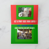 ポニー・ライド・カード シーズンカード (内部)